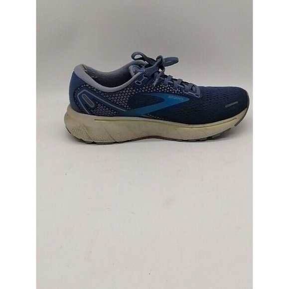 Brooks Womens Sneakers Ghost 14 Blue Lace Up Athletic Shoe Low Top Padded 8 - Picture 2 of 13